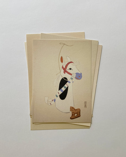 kiku print / postcard : shiro uma $2.30