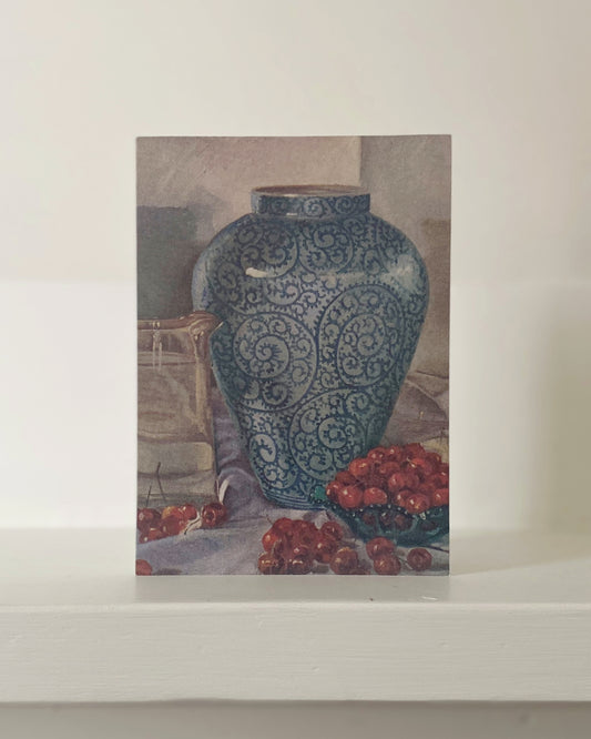 kiku print : greeting card - still life $3.40