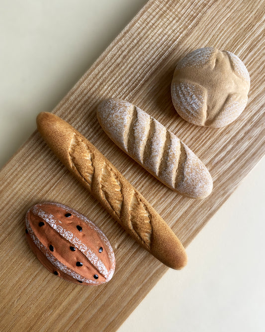 chopstick rests : rustic loaves $5.50