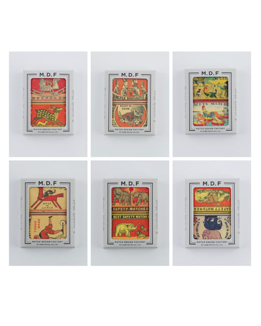 coming soon : Kobe Match Company : MDF matches - animal pack $6.80