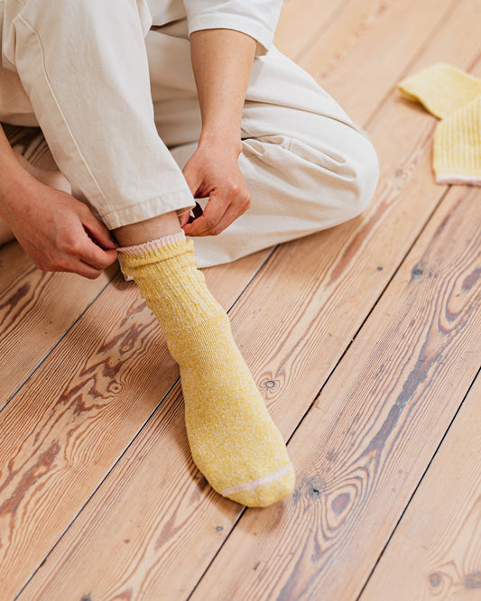 pre-order / 2026 SEASONAL COLOUR : boston silk cotton sock $19.00