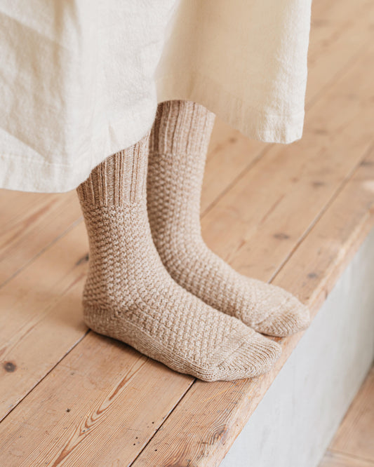 pre-order - 2026 SEASONAL COLOUR : wool cotton boot socks $25.20