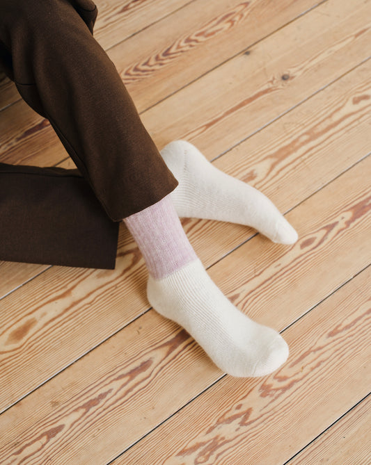 pre-order - 2026 SEASONAL COLOUR : oslo mohair wool pile sock $25.60