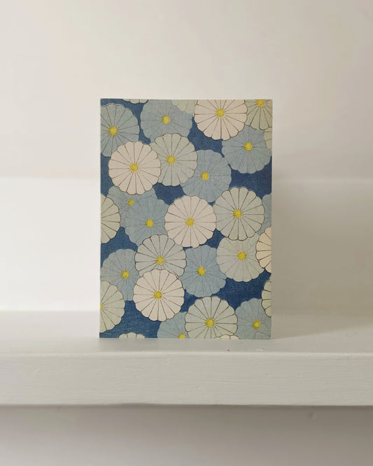 kiku print : greeting card - chrysanthemum $3.40