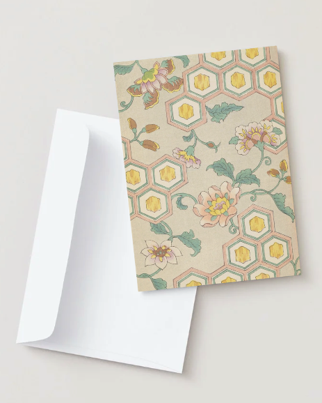 kiku print : greeting card - on the vine $3.40